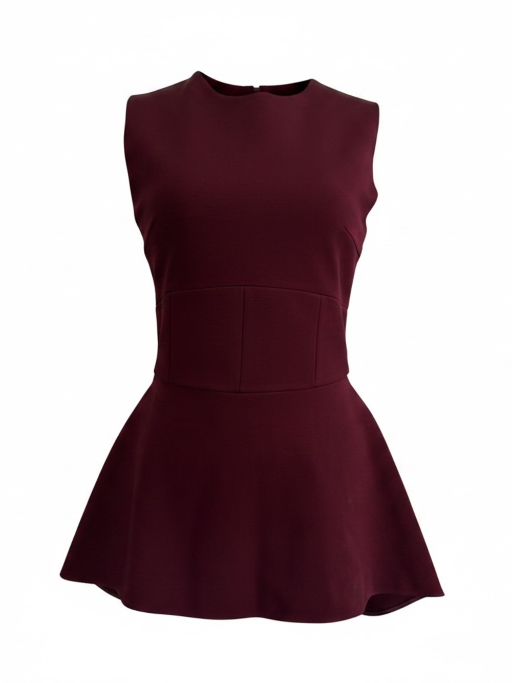 Cushnie et Ochs Peplum burgundy Top Size 0